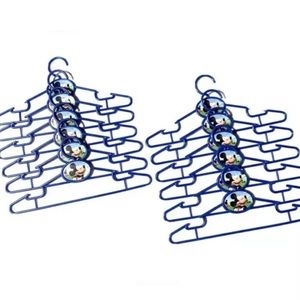 12 Pc Set Mickey Mouse Plastic Clothes Hangers